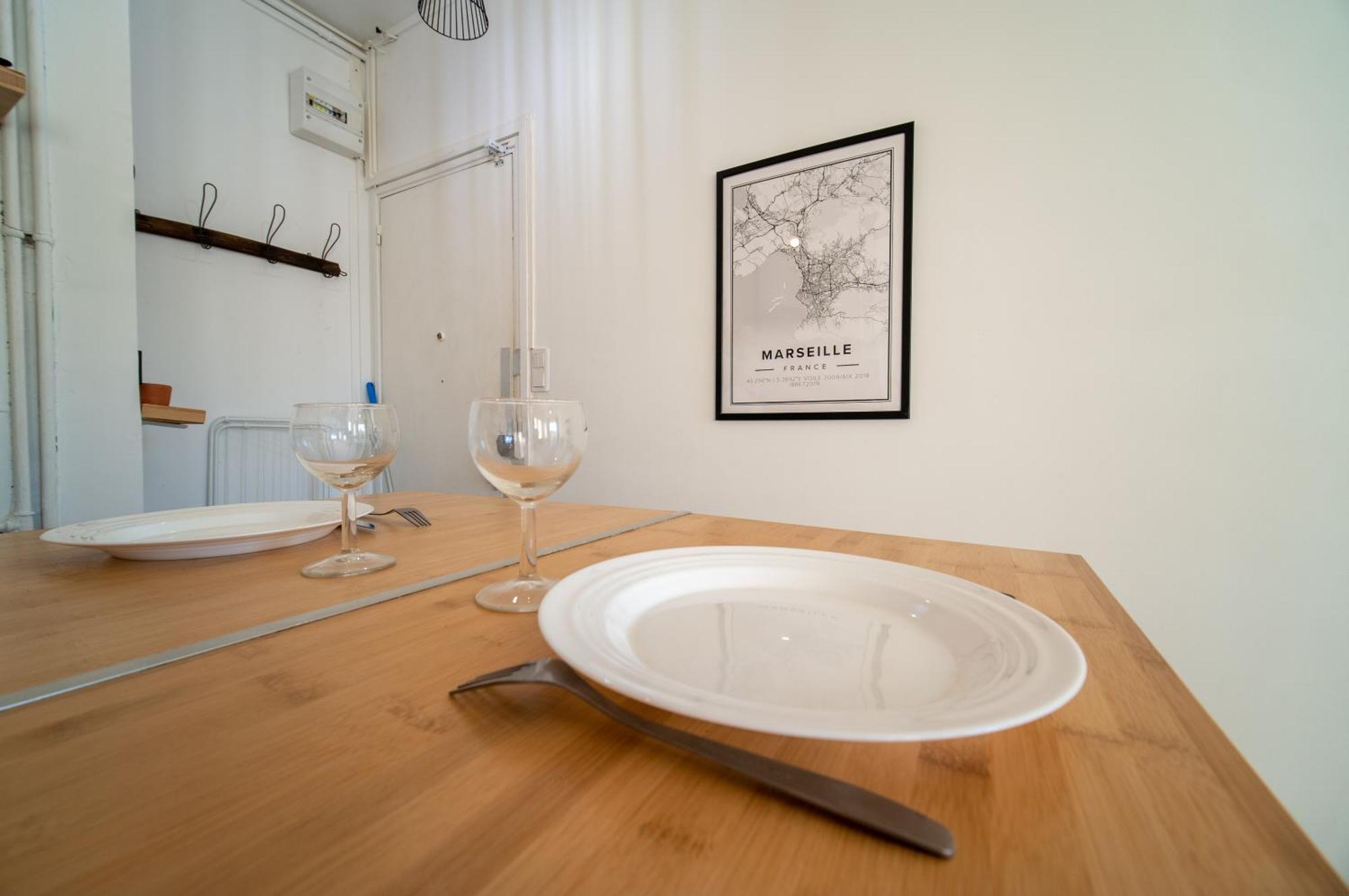 Appartement Tout Equipe Vieux Port 4 Couchages Marseille Eksteriør billede